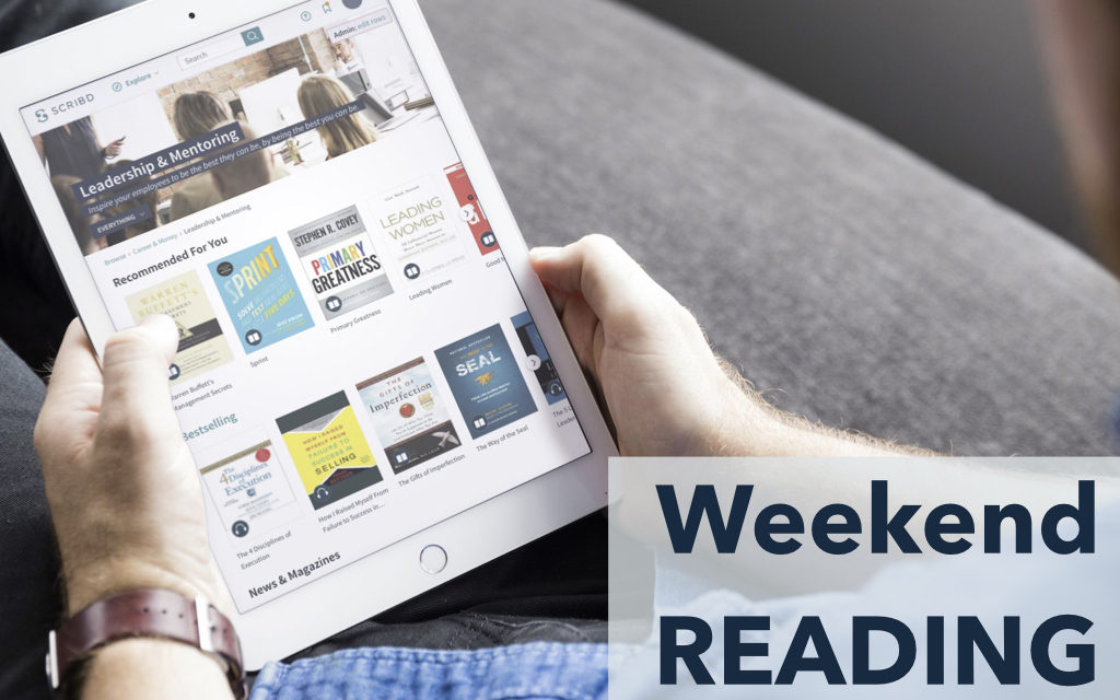 Weekend Reading – December 21 Edition